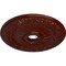 Ekena Millwork Swindon Ceiling Medallion (Fits Canopies up to 6 1/8"), 24"OD x 4"ID x 1 1/2"P, Brushed Mahogany CM24SWBMF - alternate 3